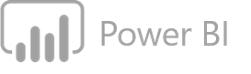 PowerBI logo grayscale
